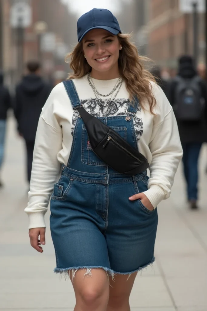 plus size Campus Casual Meets Effortless Cool