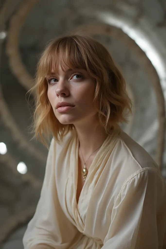 Choppy Bob with Bangs
