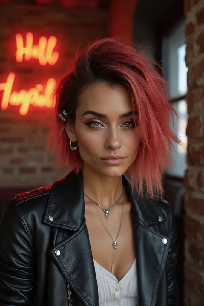 Edgy Asymmetrical Bob