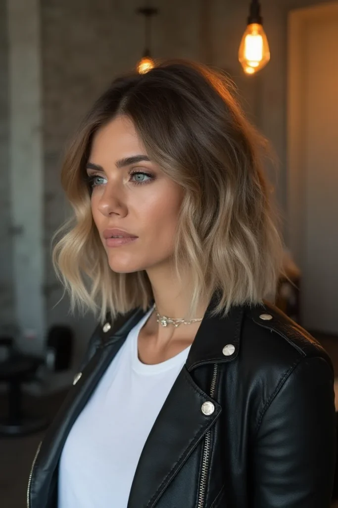Tousled Ombre Bob