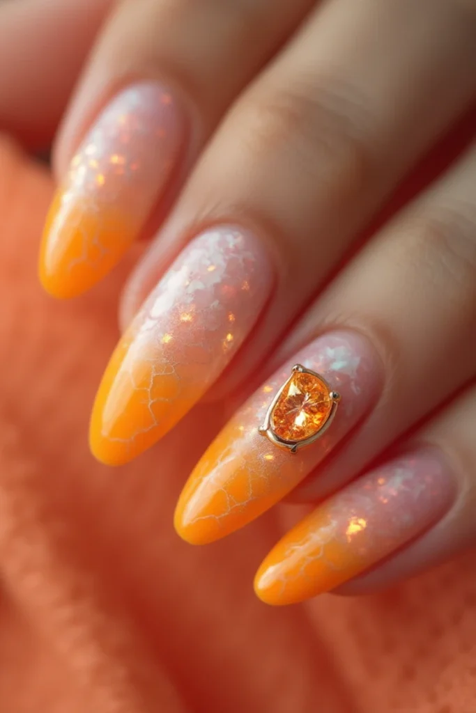 Citrus Sunset Ombre
nail design