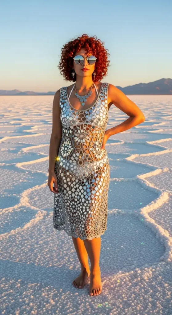 Desert Mirage Metallic Cover-Up