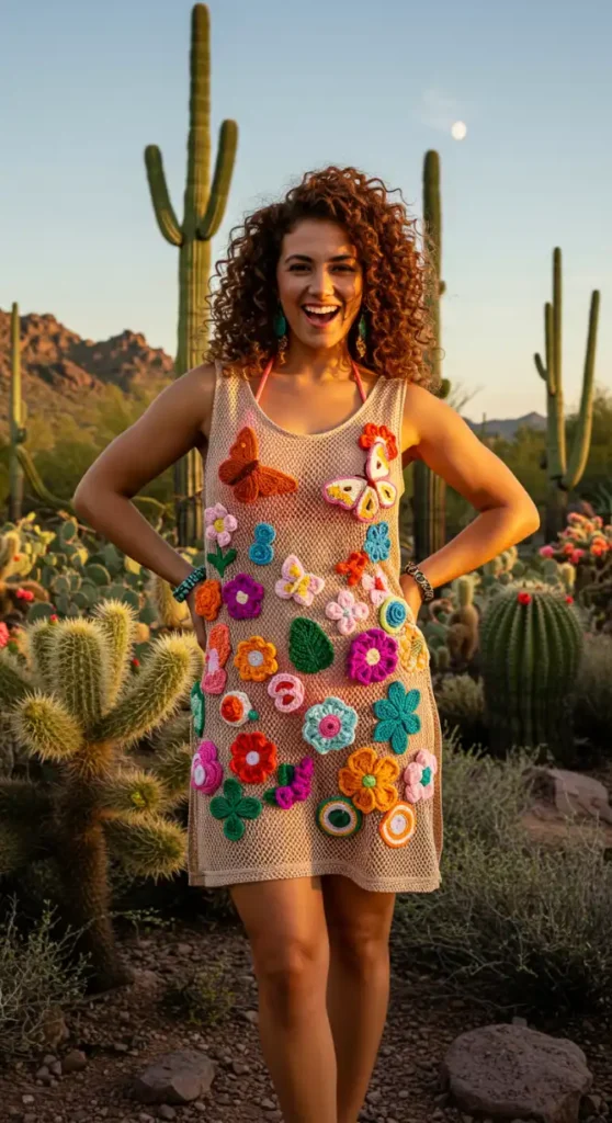 Whimsical Garden Party Tank Dress